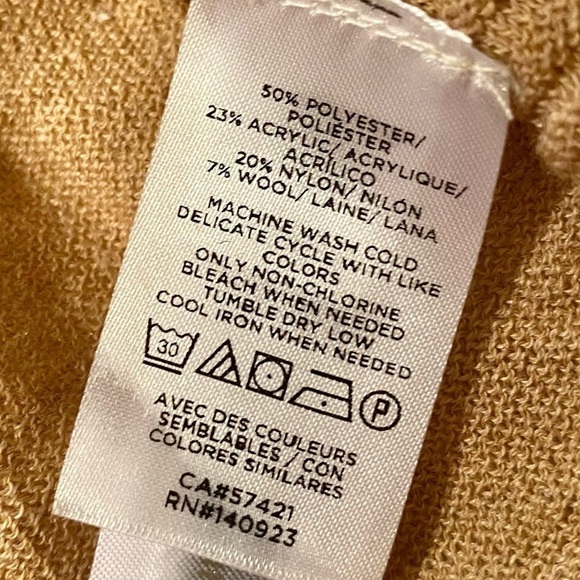 NWT Hoodie Poncho Desert Khaki M/L Neutral - Picture 8 of 13